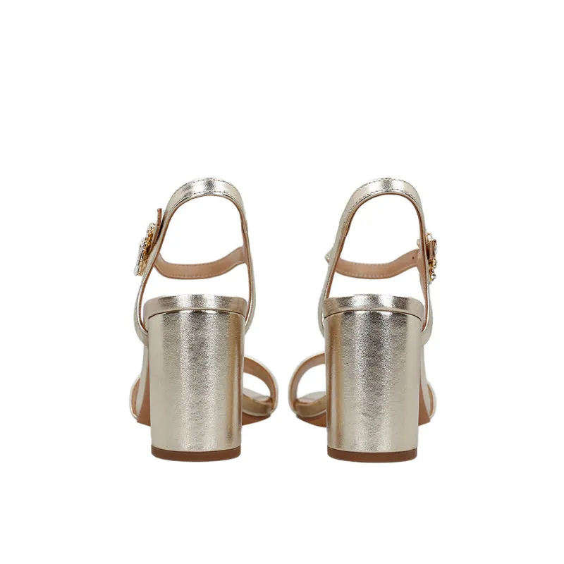 9AD01-GLD Sandal Heels - Gold