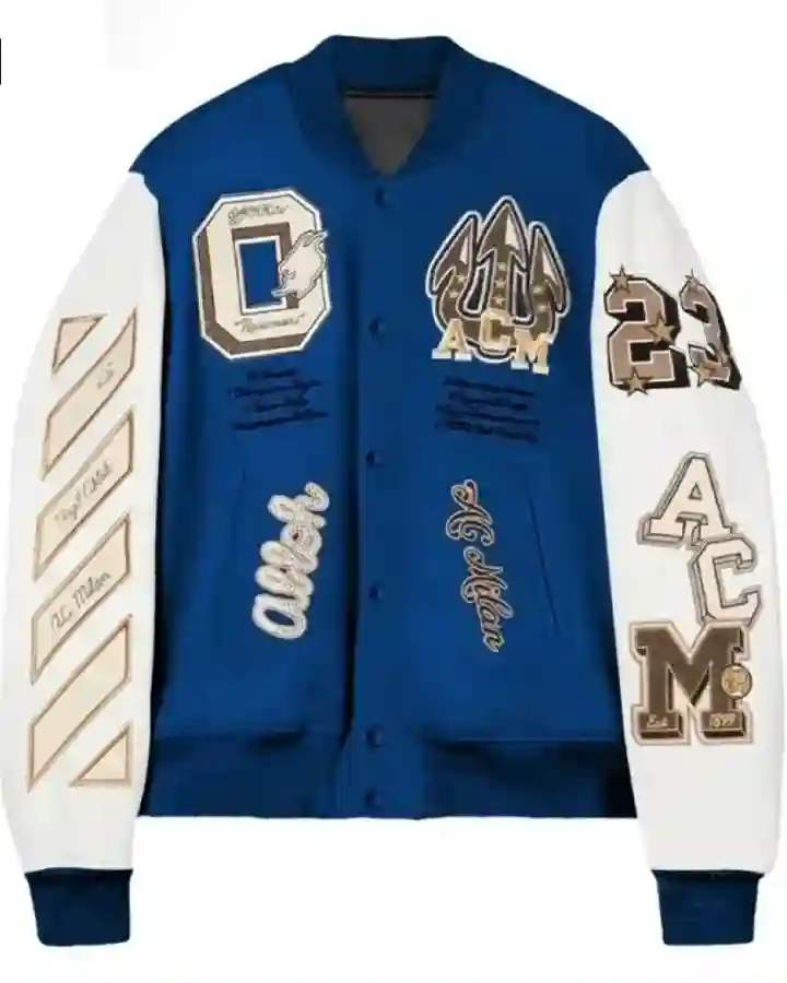 Off-White AC Milan Varsity Jacket