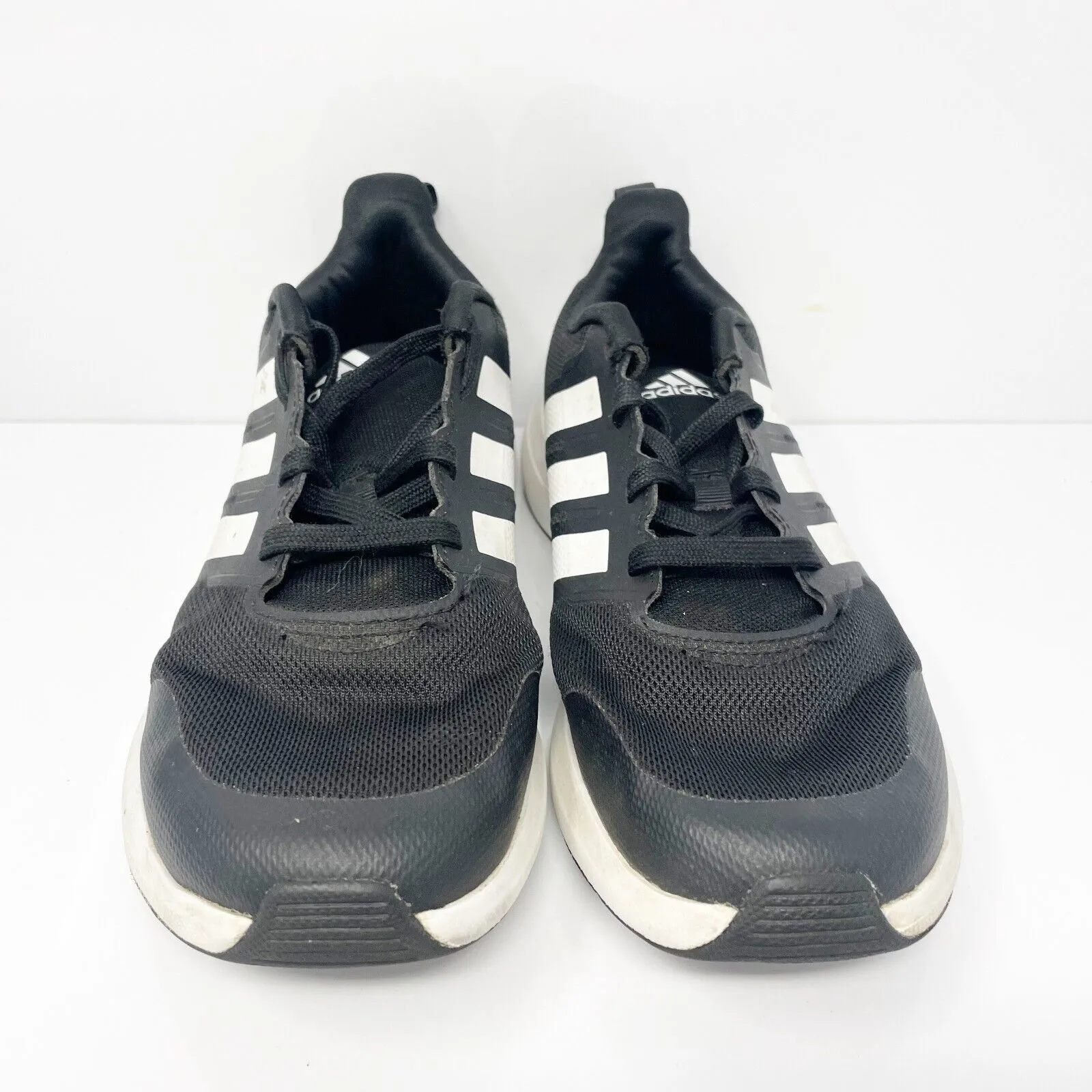 Adidas Boys FortaRun 2.0 Cloudfoam ID2360 Black Running Shoes Sneakers Size 5