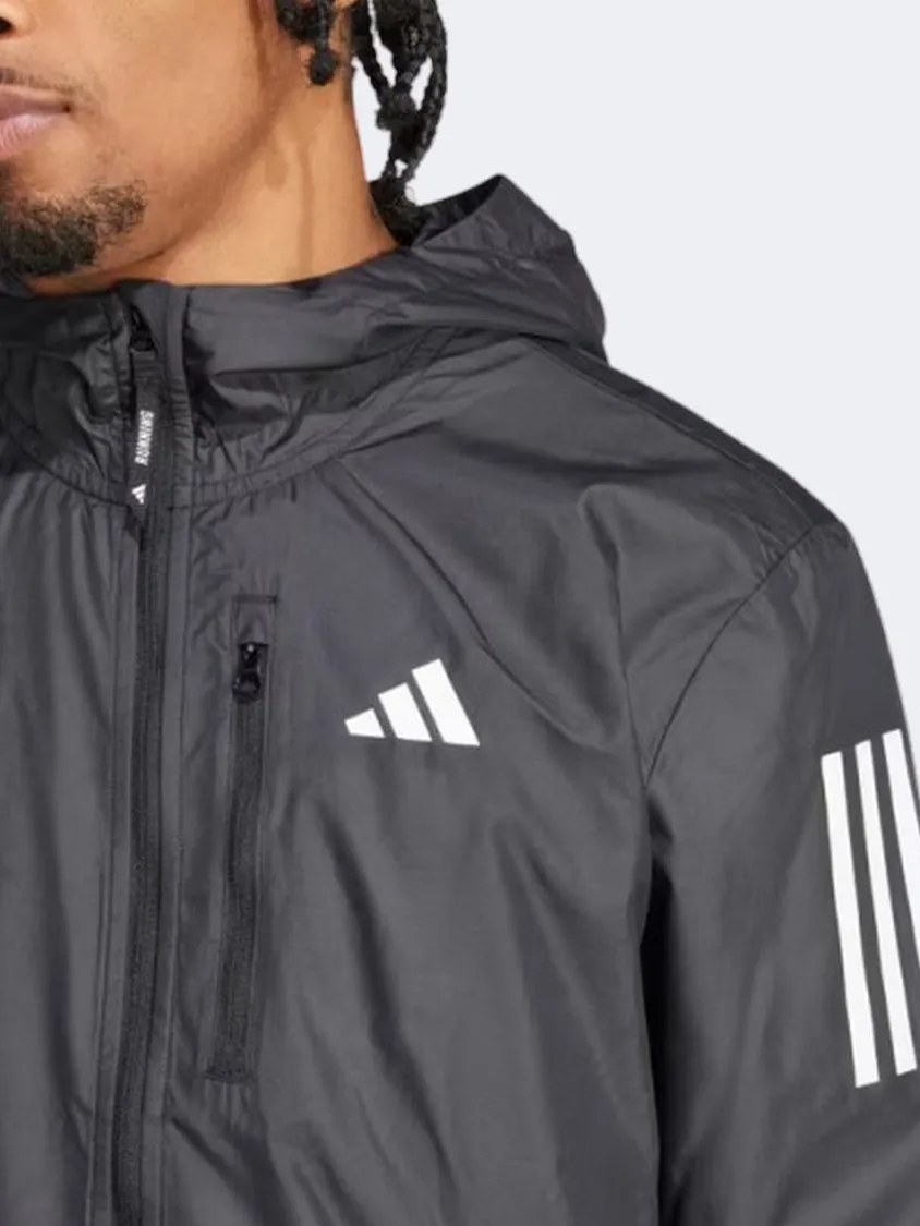 Adidas Own The Run Men Running Jacket Black