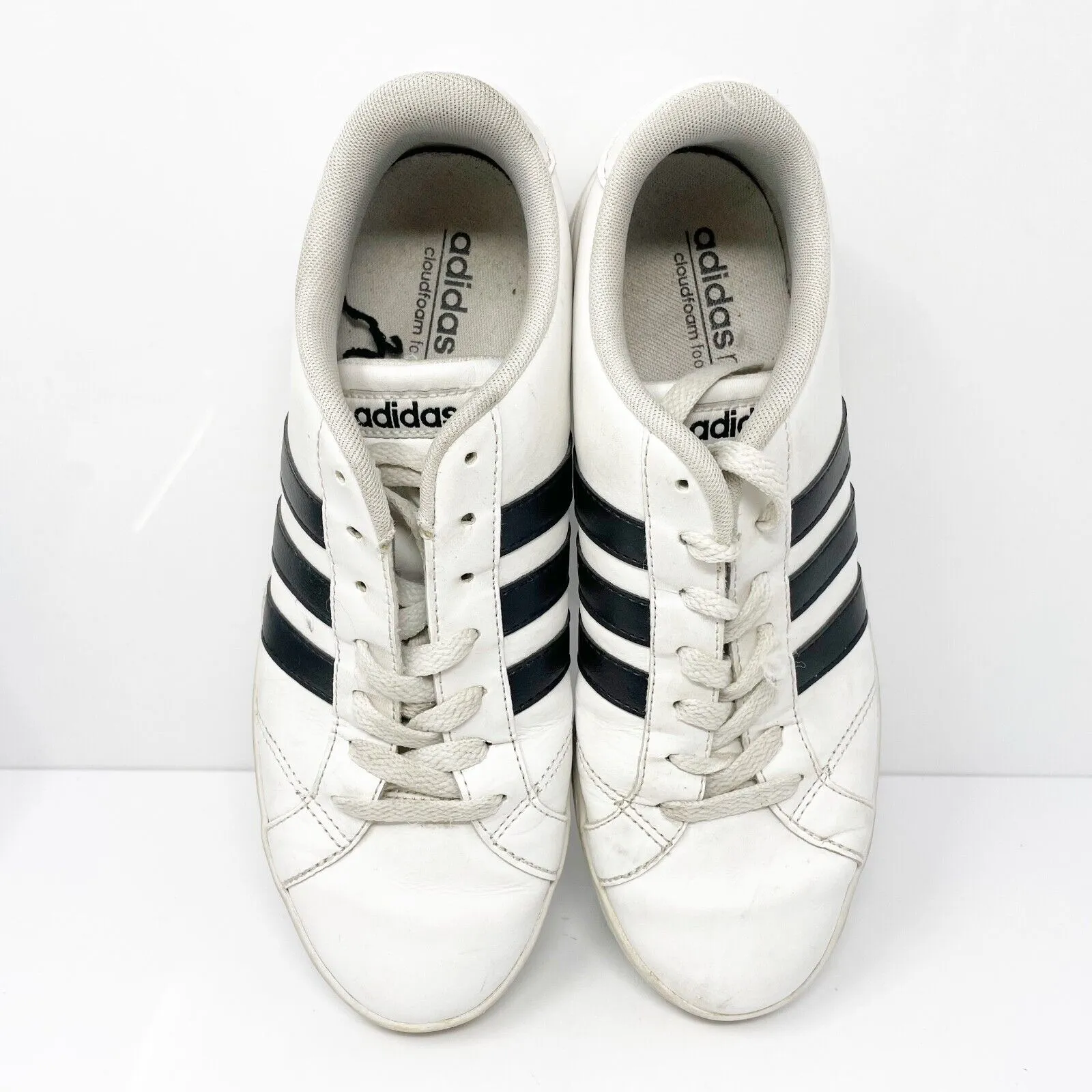 Adidas Womens Neo Baseline AW4409 White Casual Shoes Sneakers Size 8