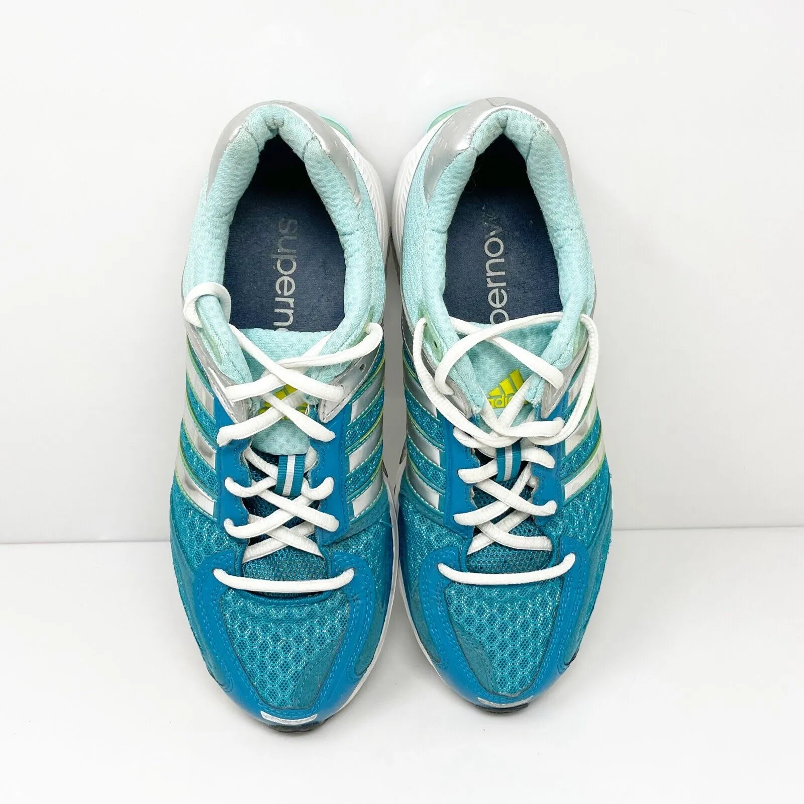 Adidas Womens Supernova Sequence 5 Q23652 Blue Running Shoes Sneakers Size 7.5