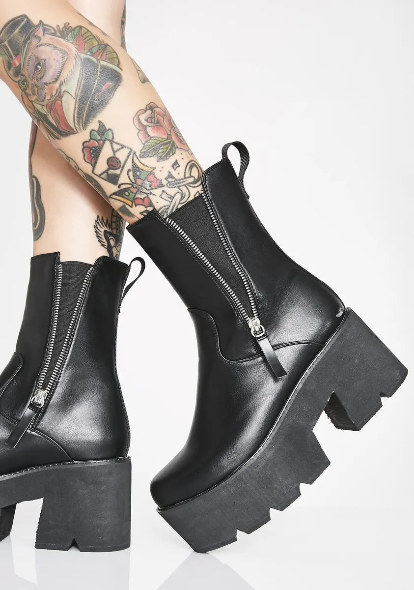 Ain't Trippin' Platform Boots