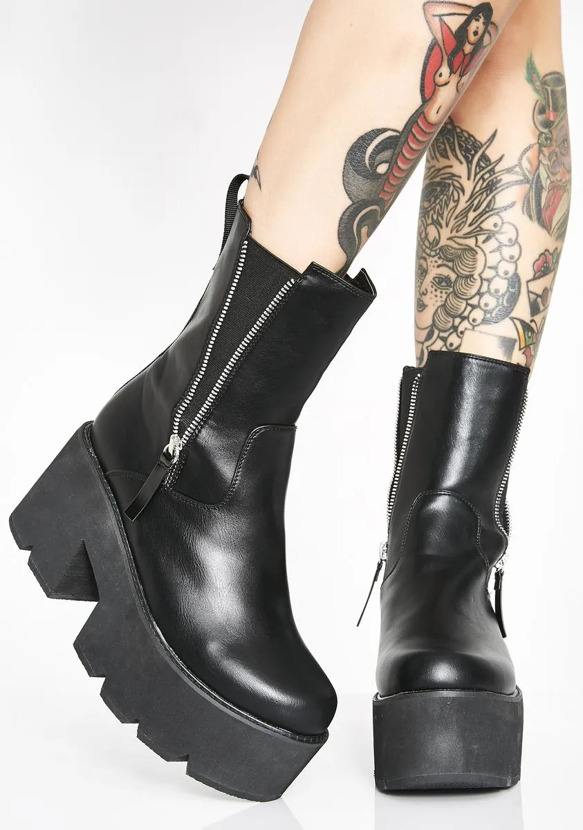 Ain't Trippin' Platform Boots