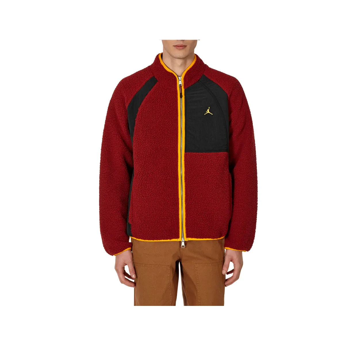 Air Jordan Men's Essentials Full-Zip Winter Fleece Cherrywood Red