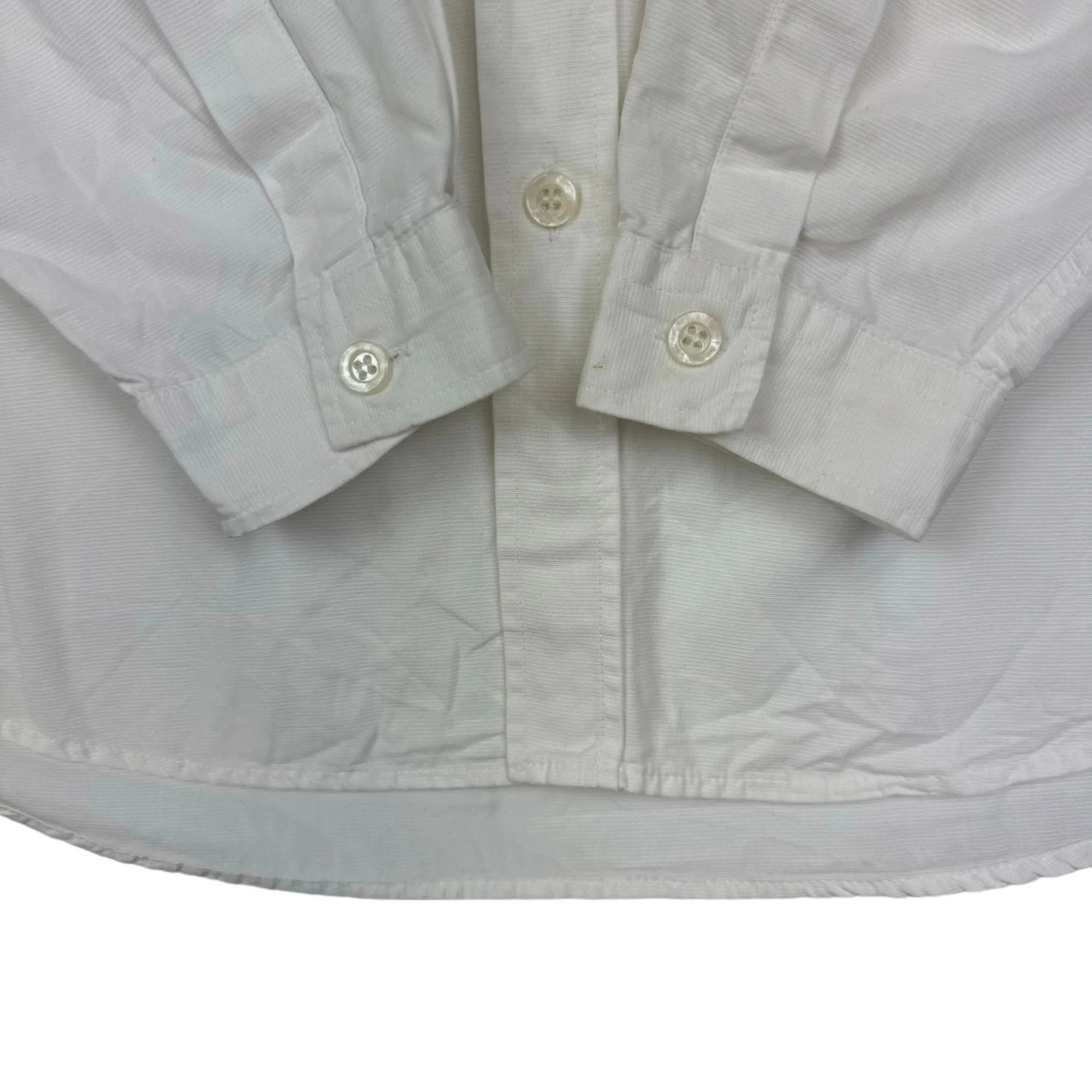 Armani Jeans White Long Sleeve Shirt