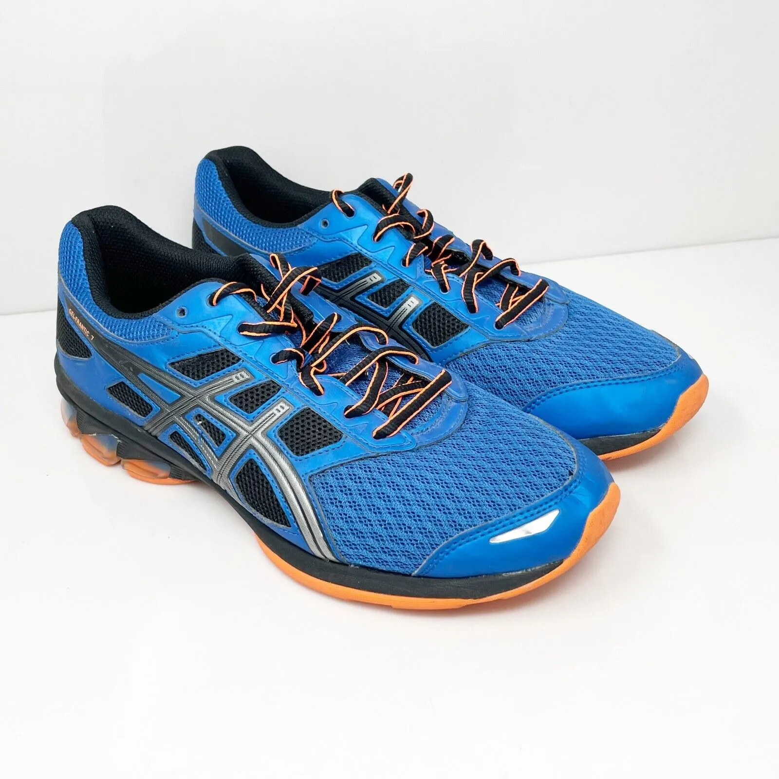 Asics Mens Gel Frantic 7 T3A1N Blue Running Shoes Sneakers Size 9.5