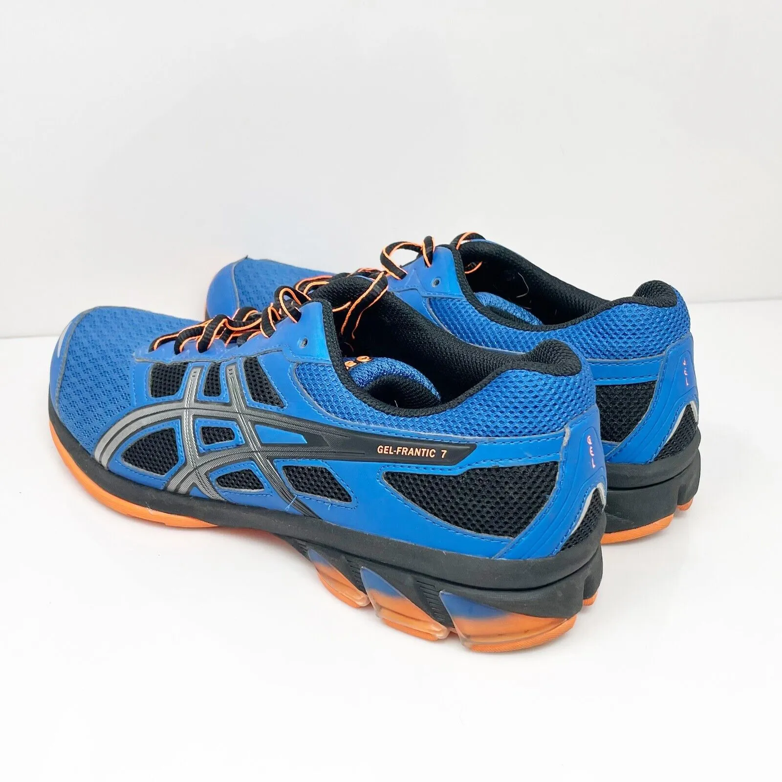 Asics Mens Gel Frantic 7 T3A1N Blue Running Shoes Sneakers Size 9.5