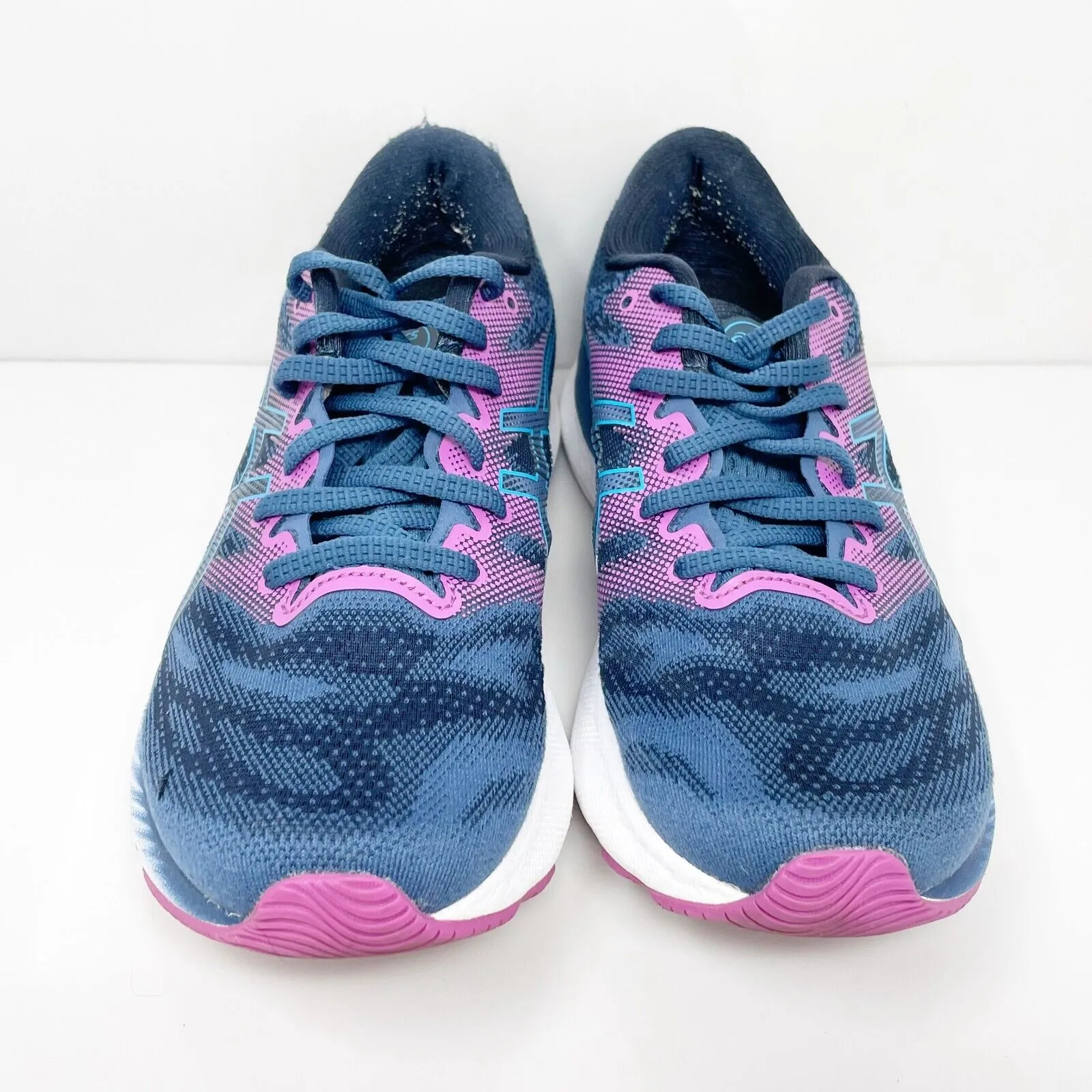 Asics Womens Gel Nimbus 23 1012A885 Blue Running Shoes Sneakers Size 8.5