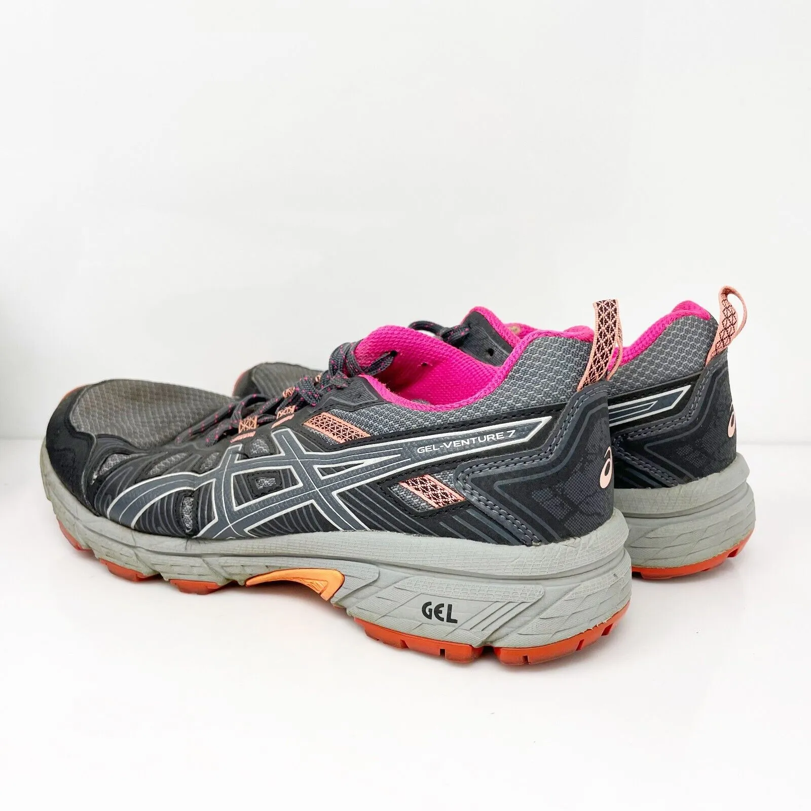 Asics Womens Gel Venture 7 1012A477 Gray Running Shoes Sneakers Size 7.5 W