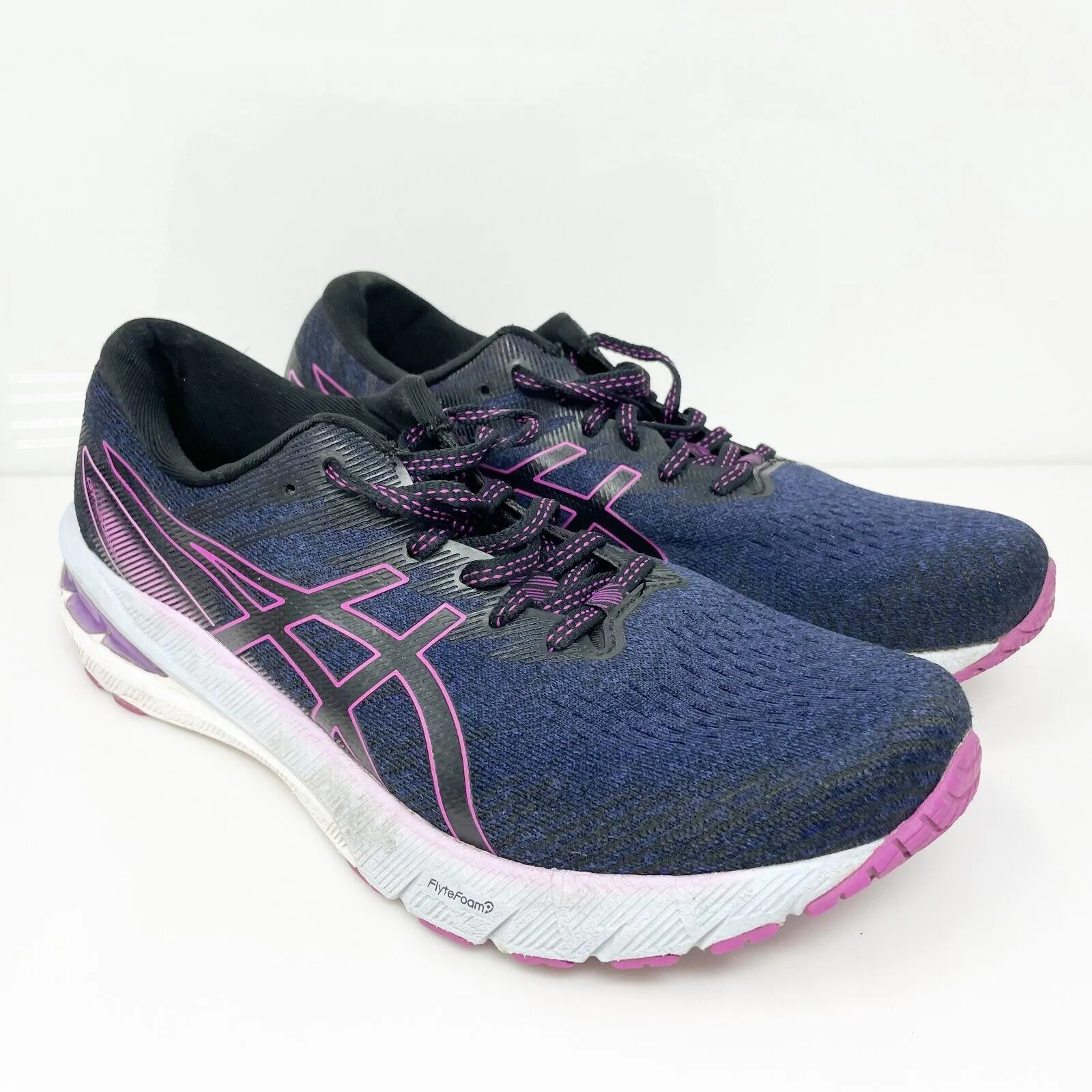 Asics Womens GT 2000 10 1012B045 Blue Running Shoes Sneakers Size 9.5