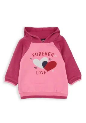 Babybol Baby Girl Forever Love Jumper Dress, Pink