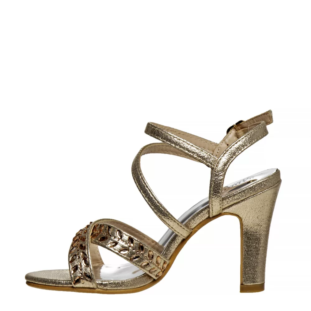 BADGLEY MISCHKA  GIRLS LITTLE-BIG KID STRAPPY METALLIC DRESS SANDAL