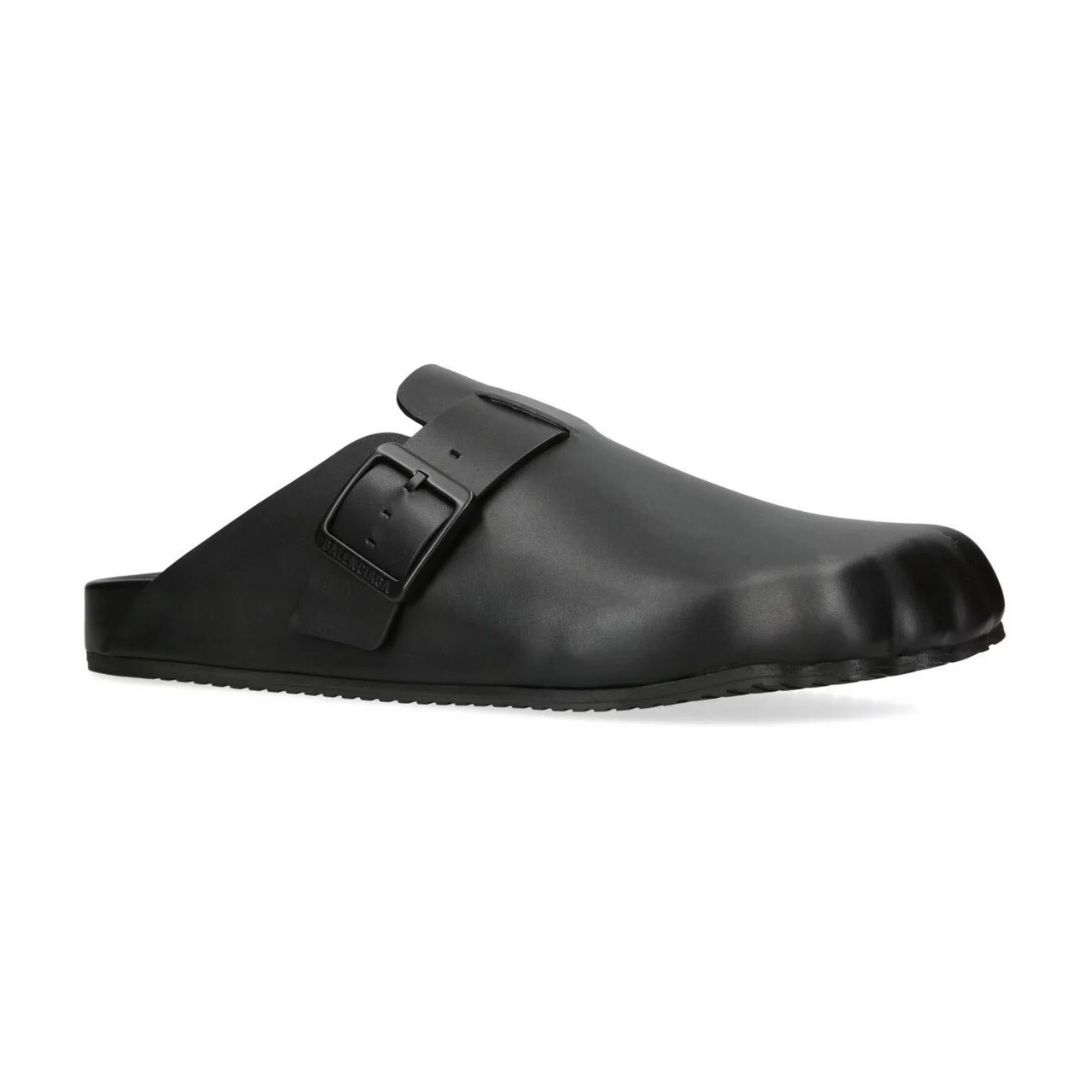 BALENCIAGA Sunday Leather Mules - Black