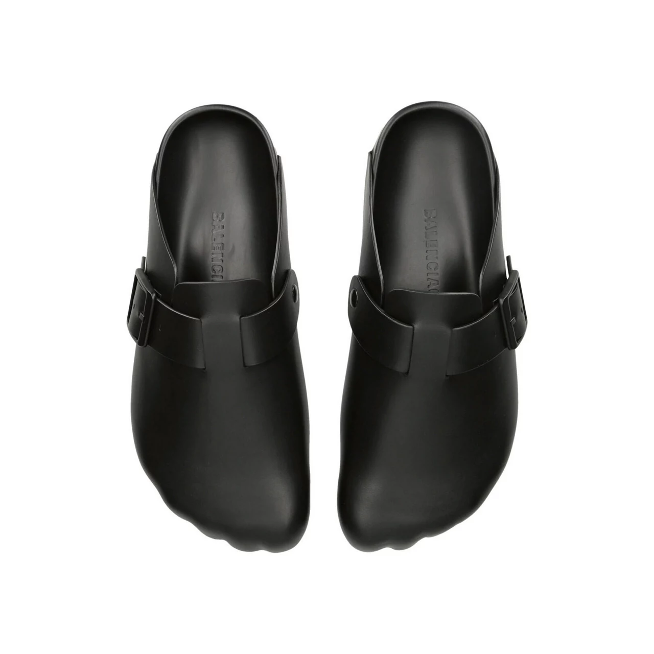 BALENCIAGA Sunday Leather Mules - Black