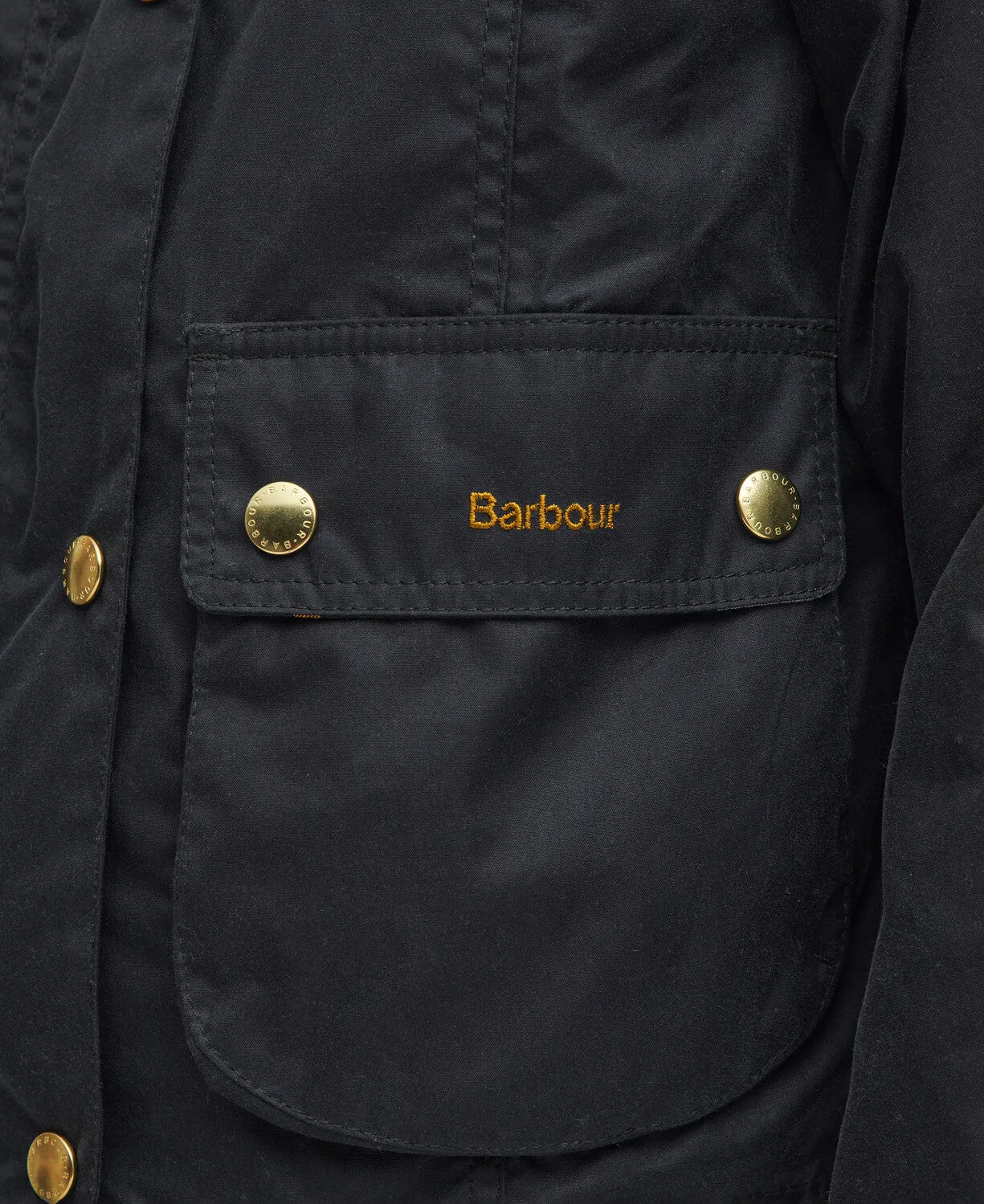 Barbour Cropped Beadnell Wax Jacket