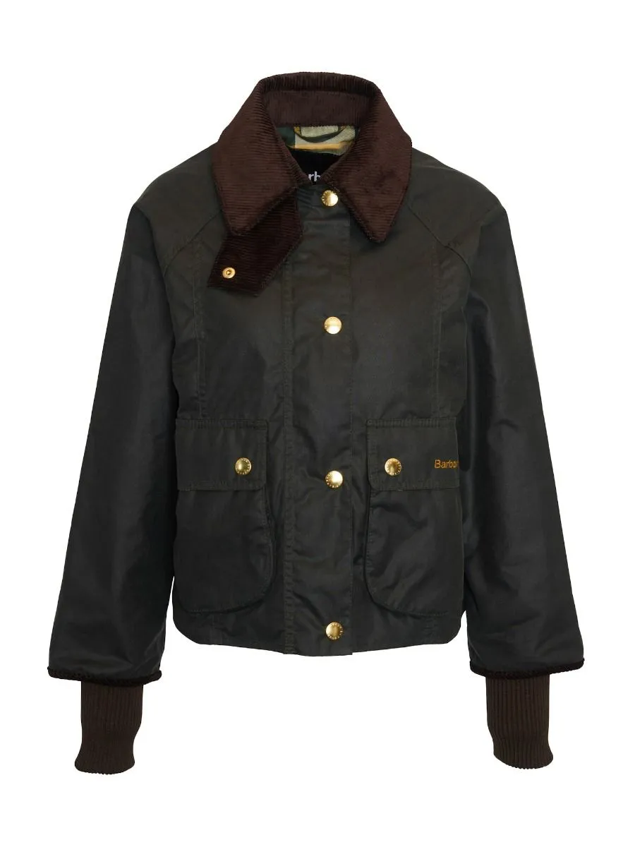 Barbour Cropped Beadnell Wax Jacket