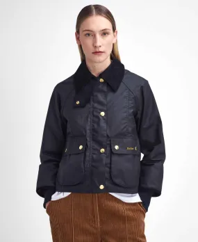 Barbour Cropped Beadnell Wax Jacket