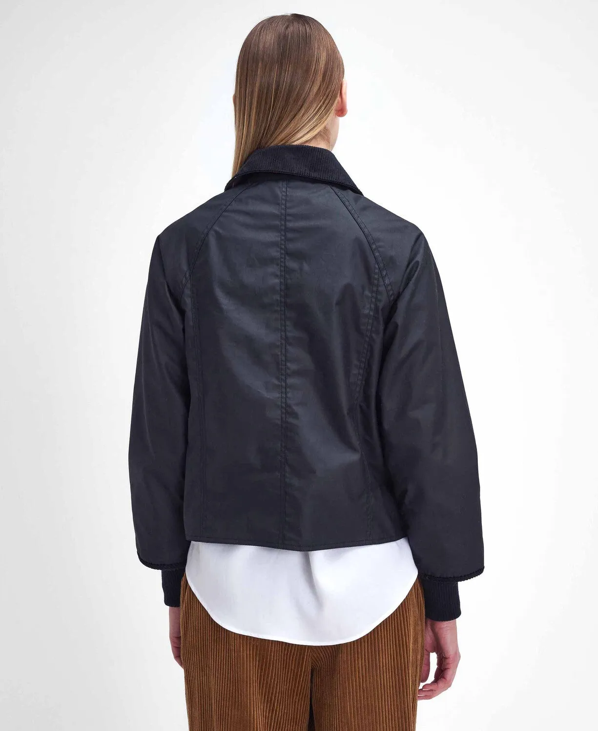 Barbour Cropped Beadnell Wax Jacket