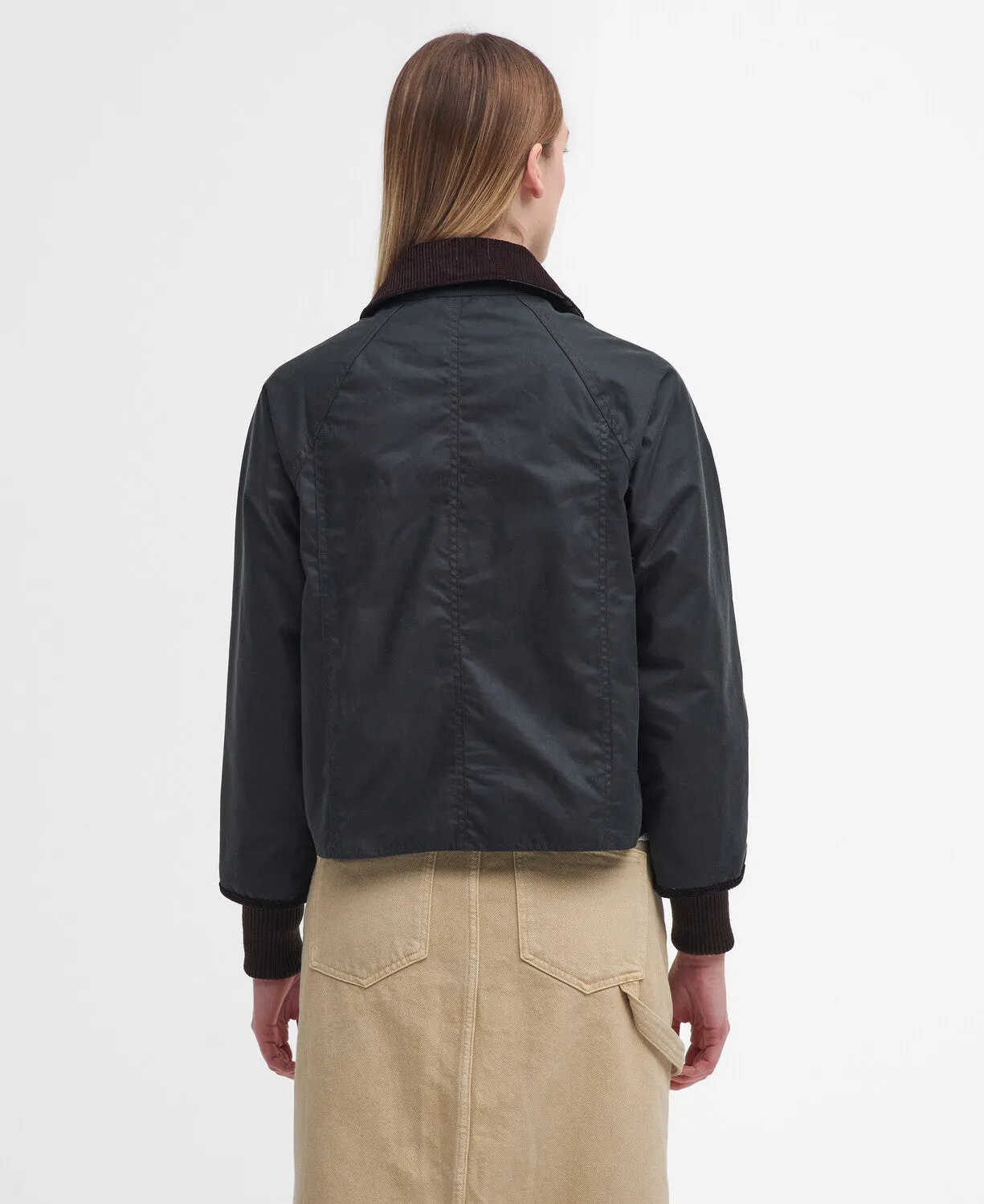 Barbour Cropped Beadnell Wax Jacket