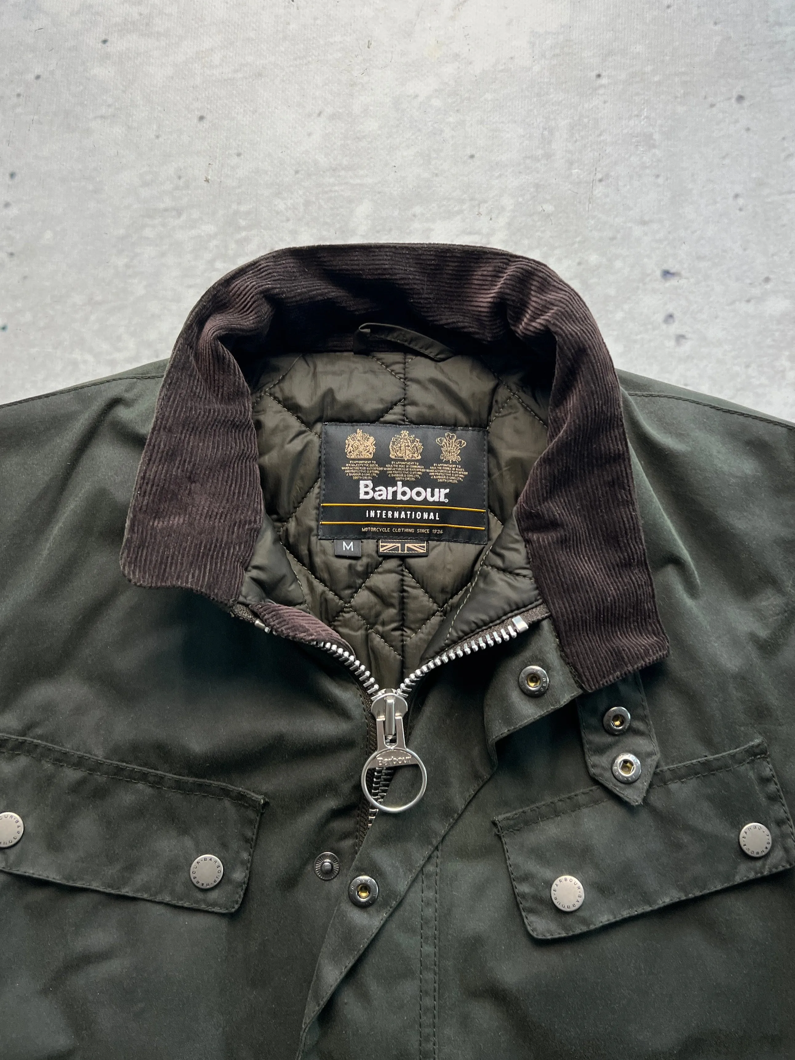 Barbour International Wax Jacket (M)