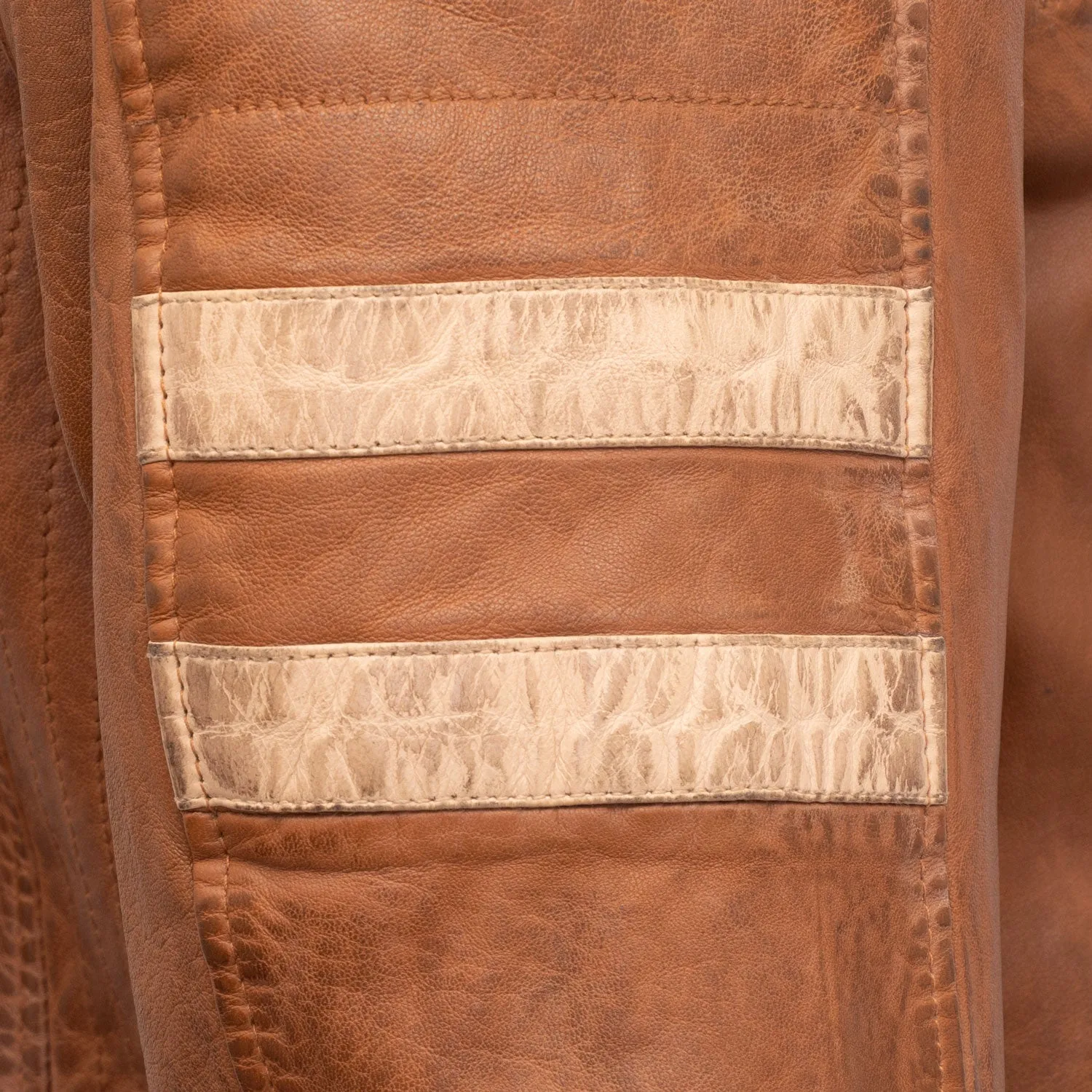 Becket: Men's Tan Leather Jacket