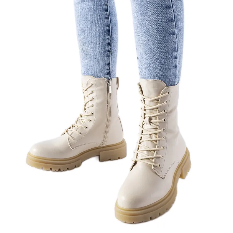 Insulated Beige Boots