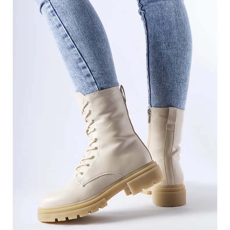 Insulated Beige Boots