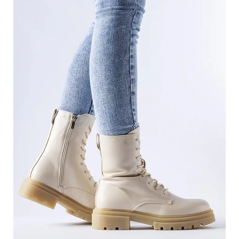 Insulated Beige Boots