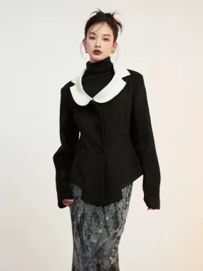 Bicolor Retro New Chinese Style Jacket