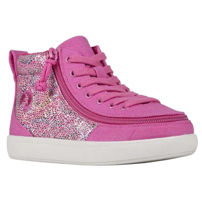 Big Girl Billy Billy Classic High II in Fuchsia Snake