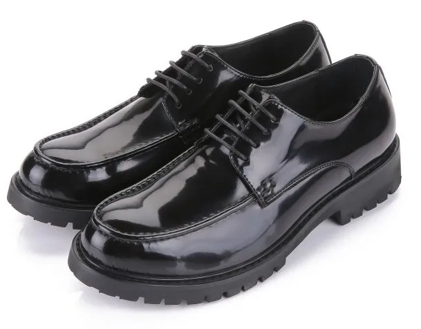 Patent Leather Lace Up Platforms Oxfords Dress Shoes