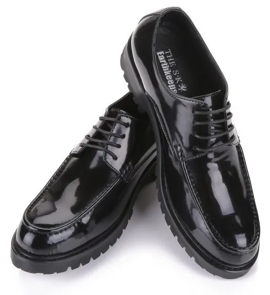 Patent Leather Lace Up Platforms Oxfords Dress Shoes