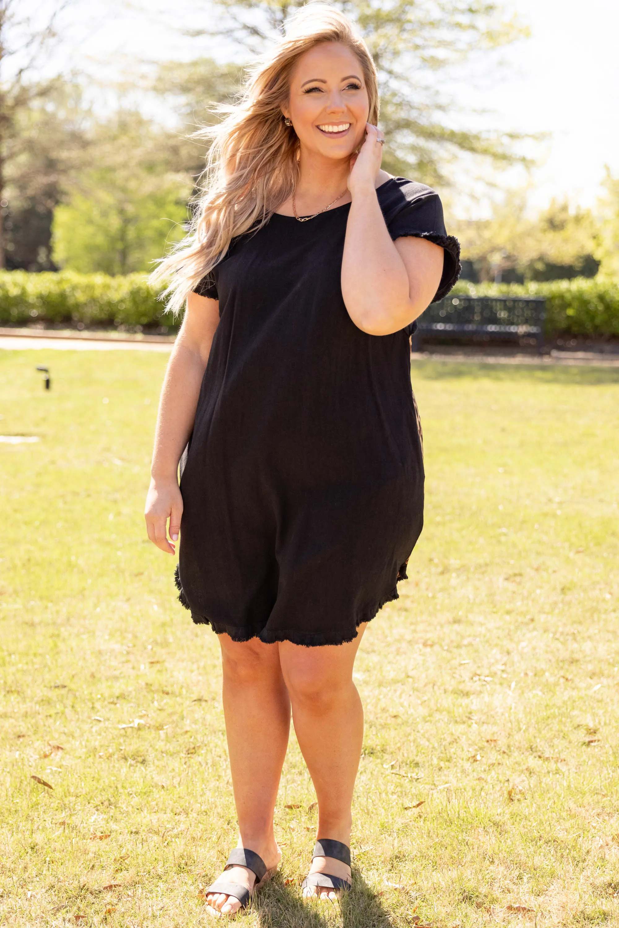 Black Running Wild Dress