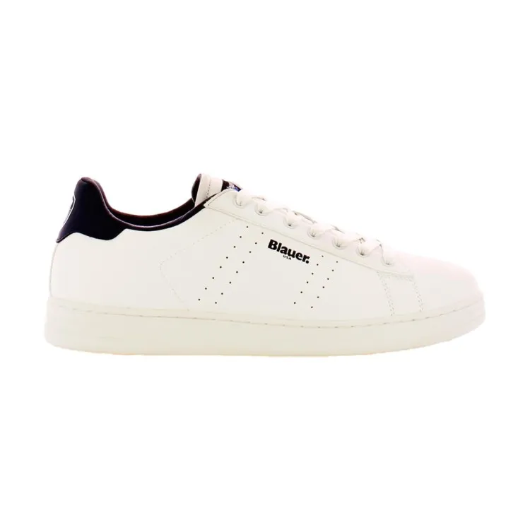 Blauer S4GRANT01 Men's Stringate Sneakers in White