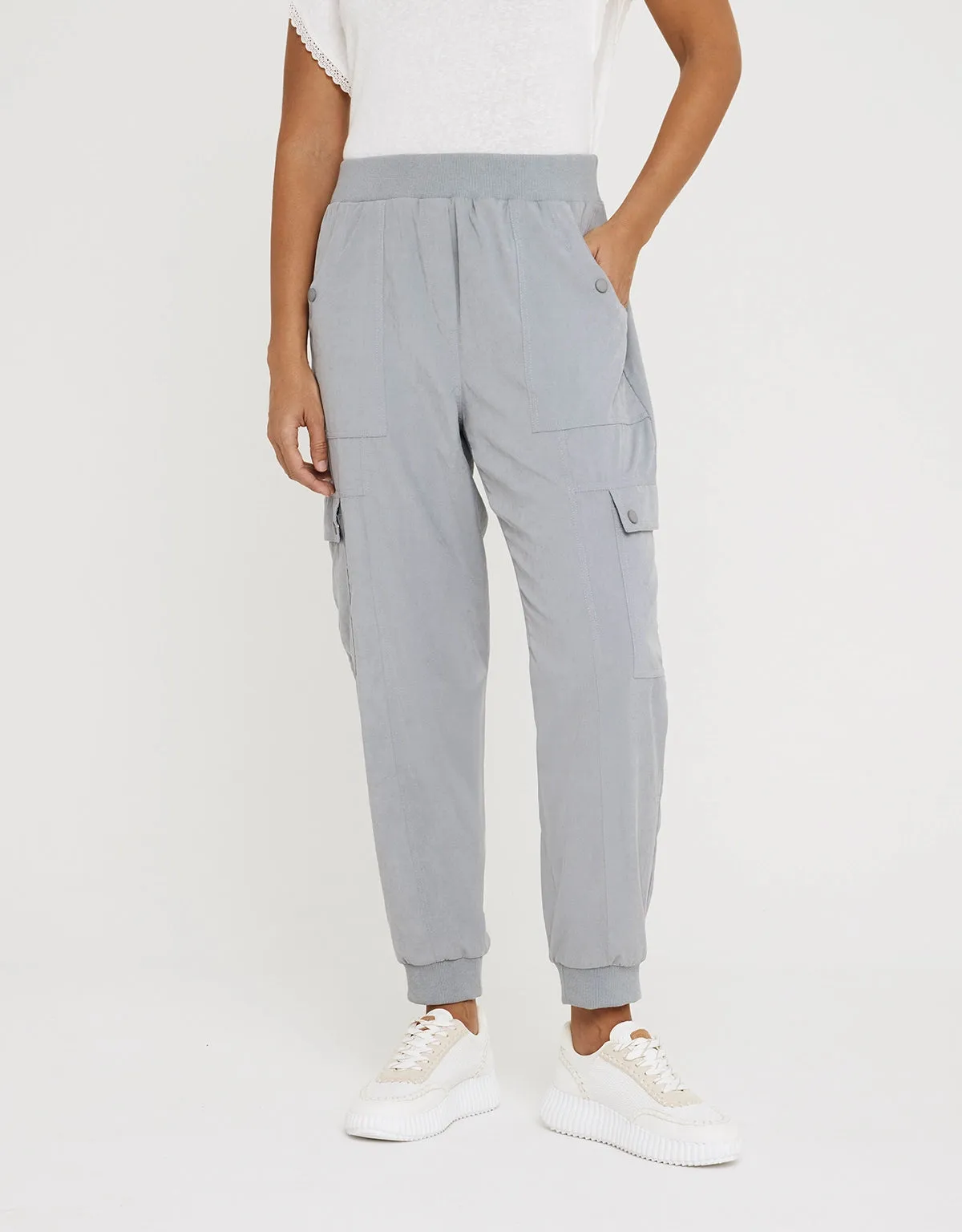 Blue Cargo Trousers - Zuritana