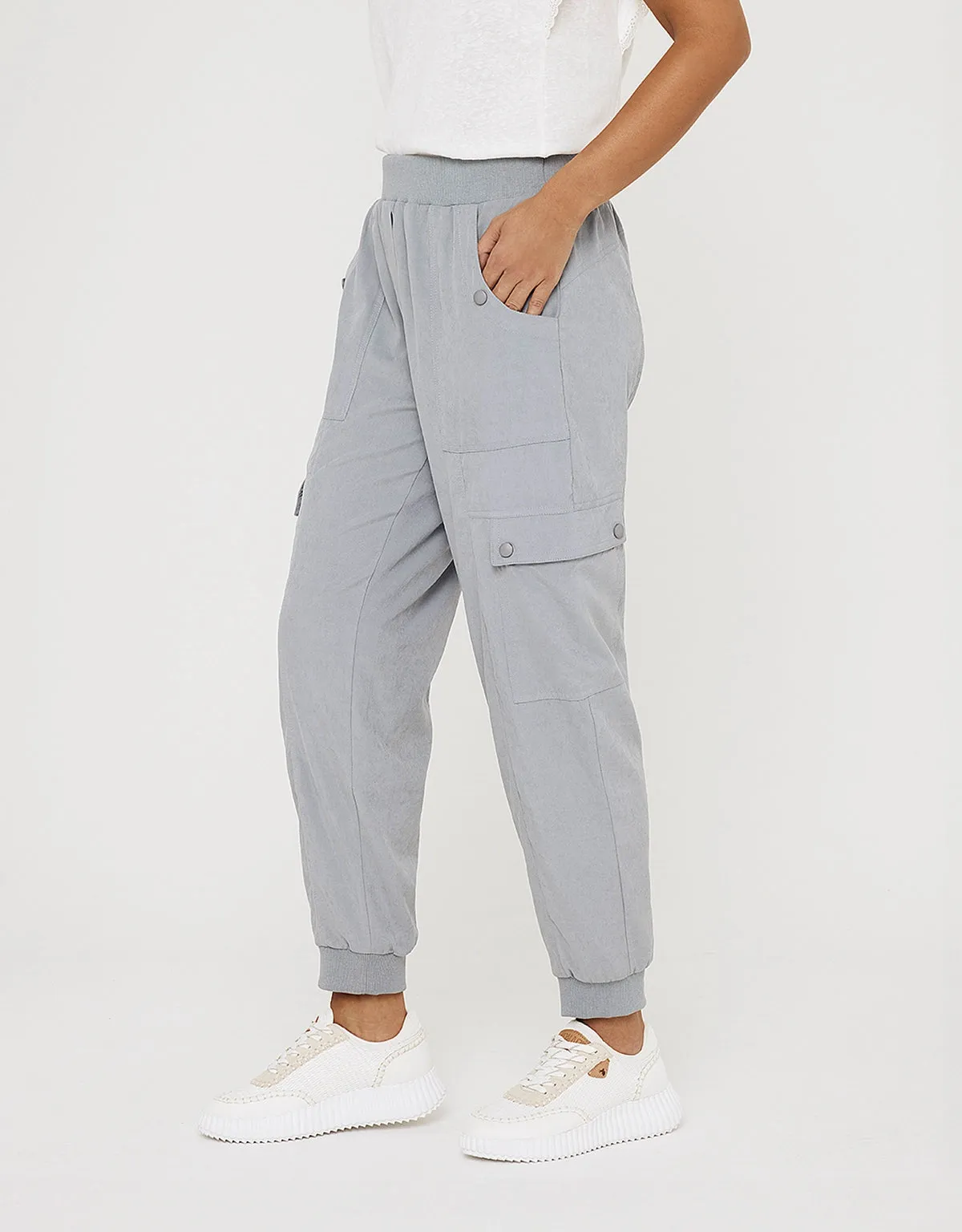 Blue Cargo Trousers - Zuritana