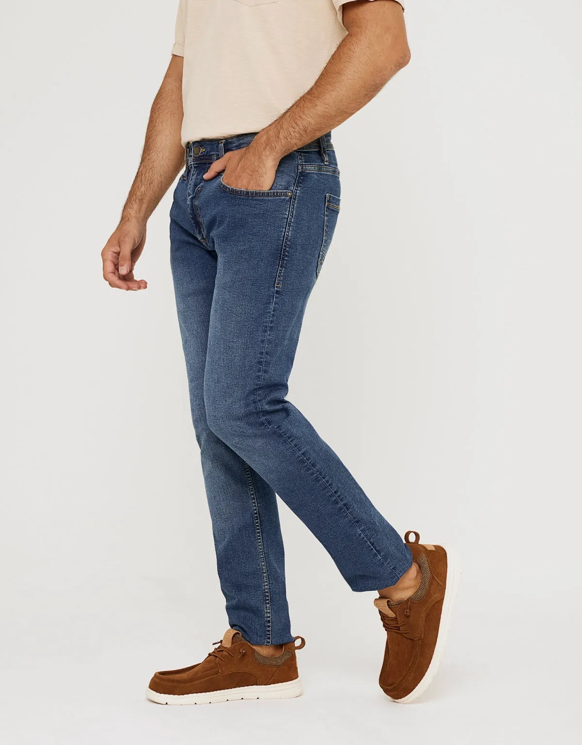 Blue Denim Trousers - Lordseat