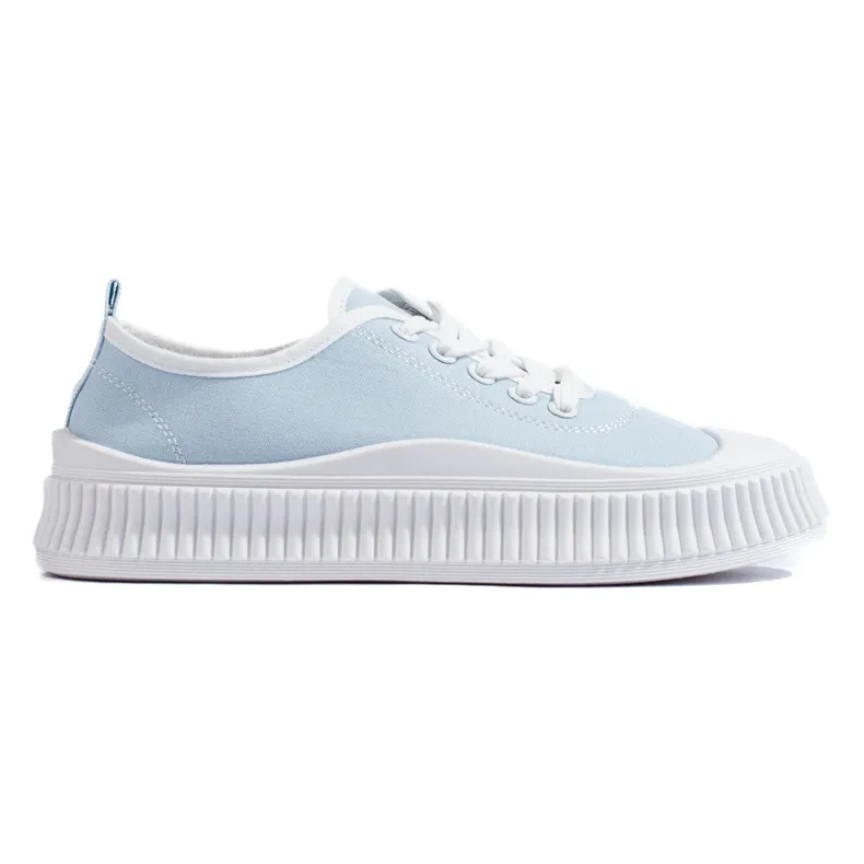 Blue women's sneakers