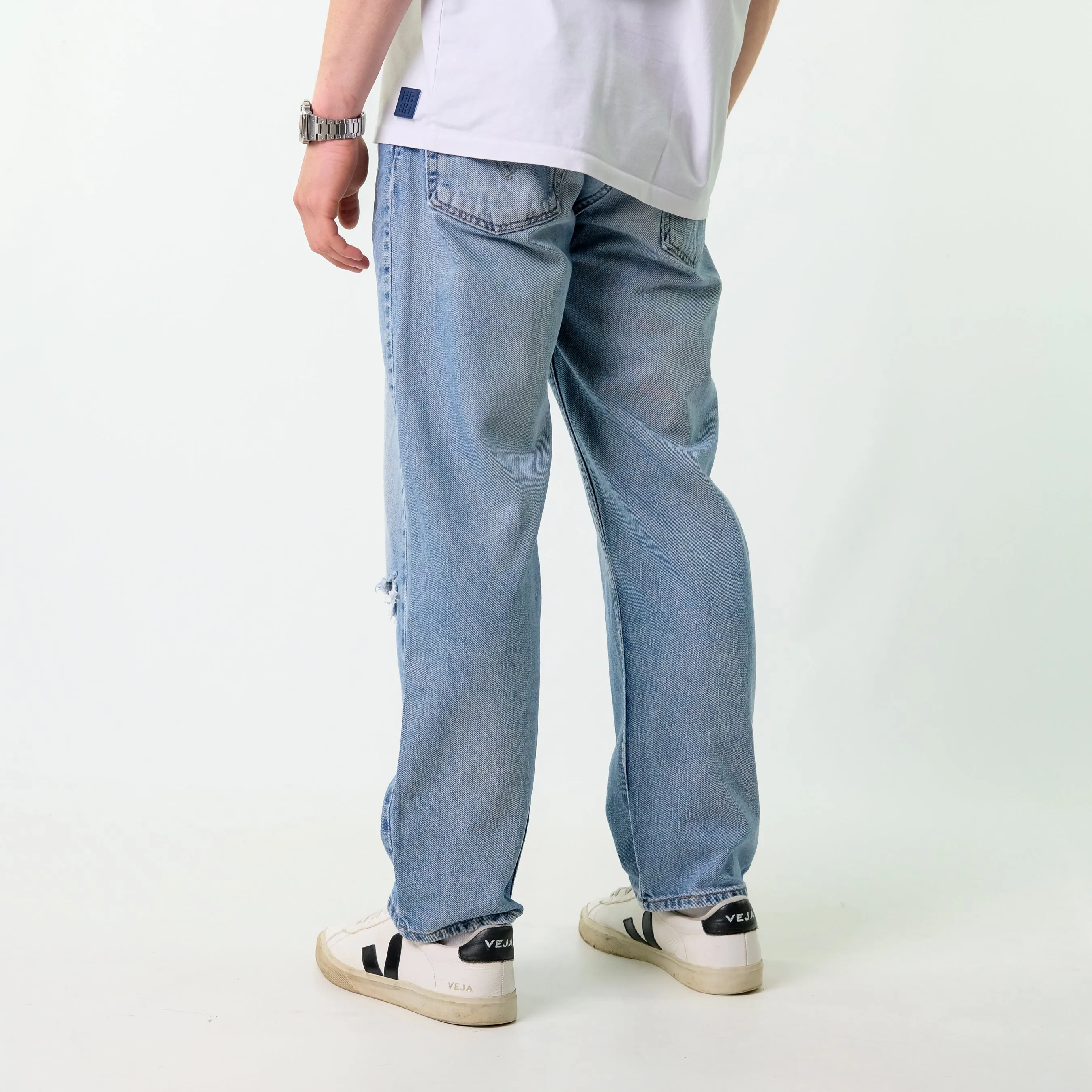 Blue y2ks Levi's 550 Denim Jeans Baggy Pants (32x30)