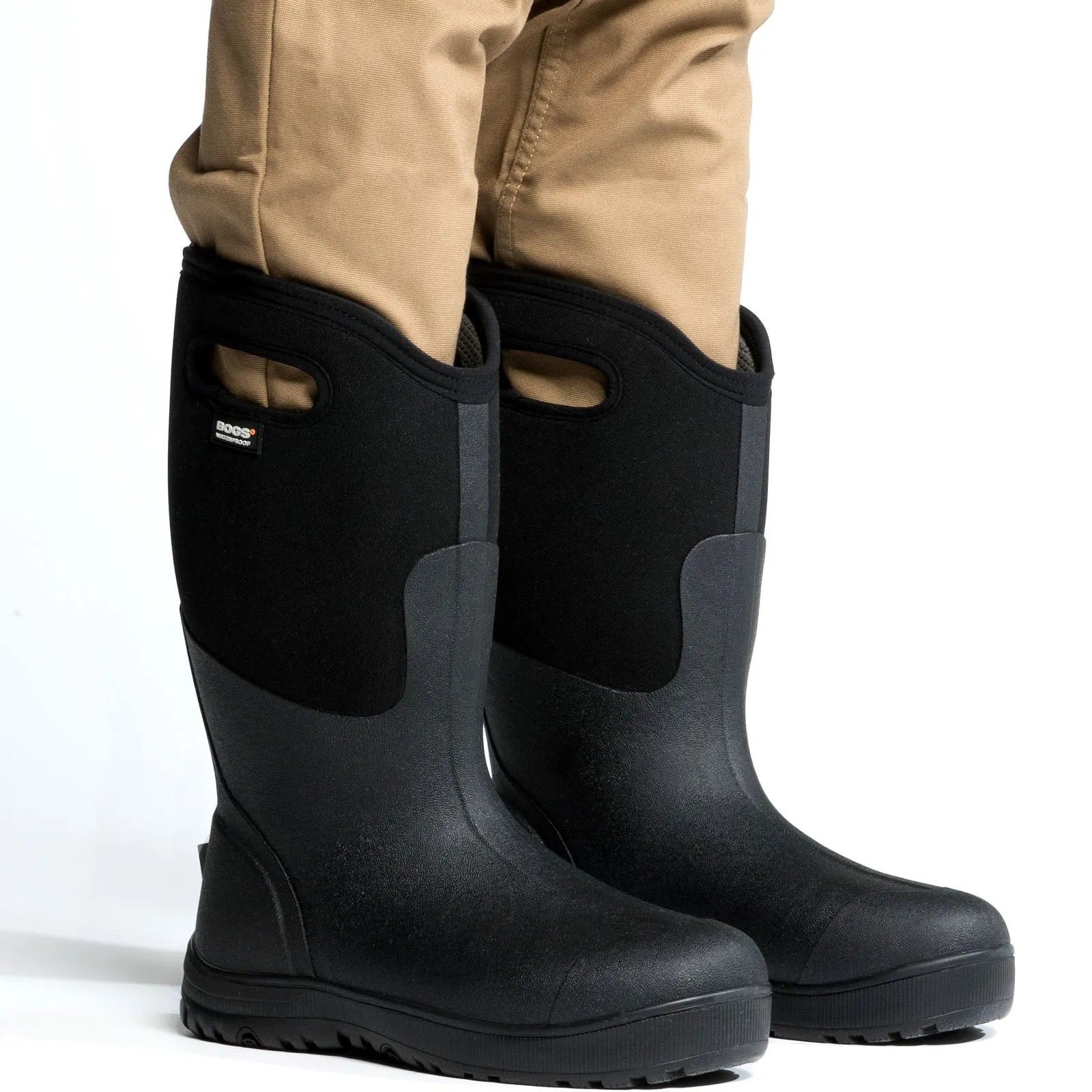 BOGS Mens Ultra High Insulated Waterproof Wellington Boots - Black