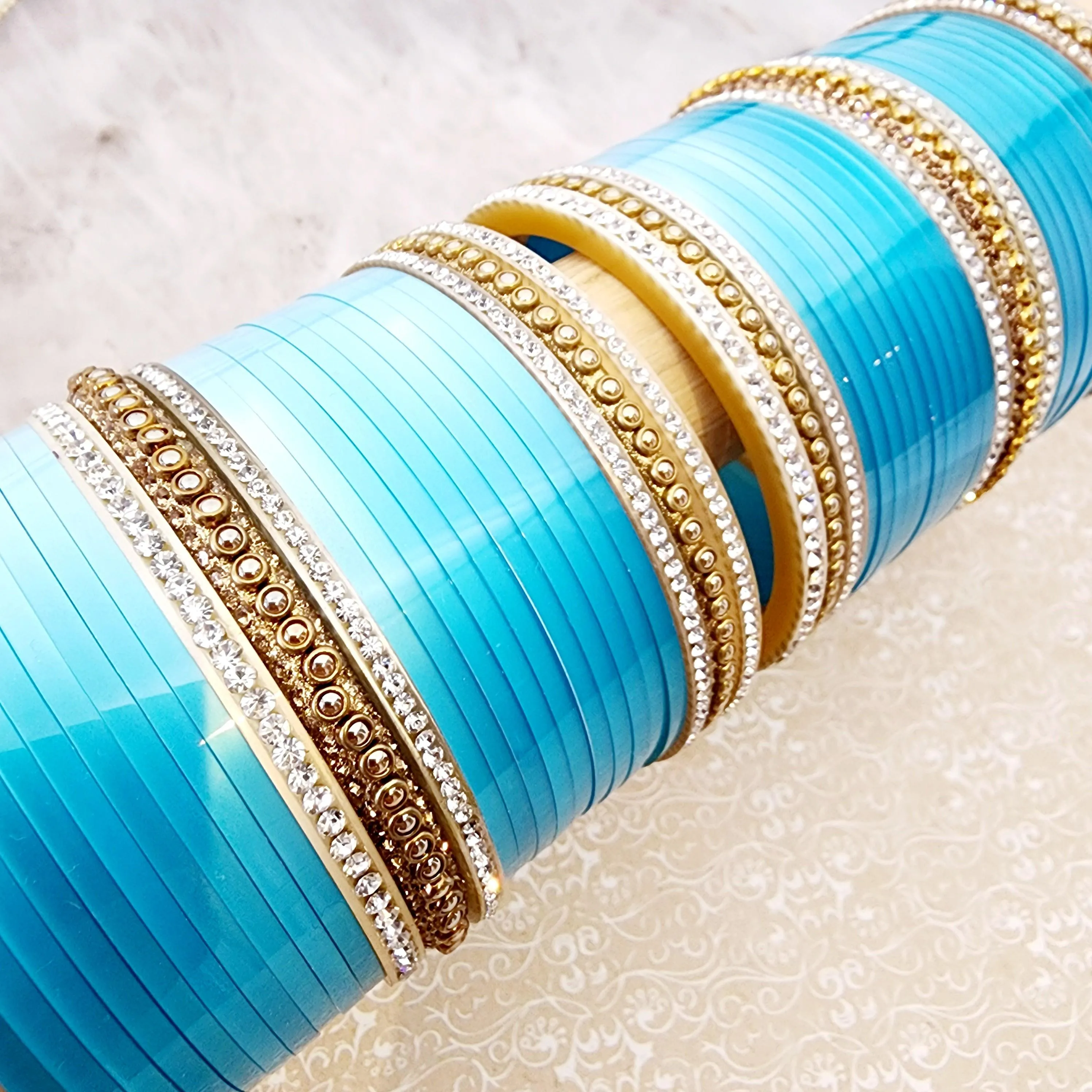 Elegant Bonnie Bridal Bangle Set