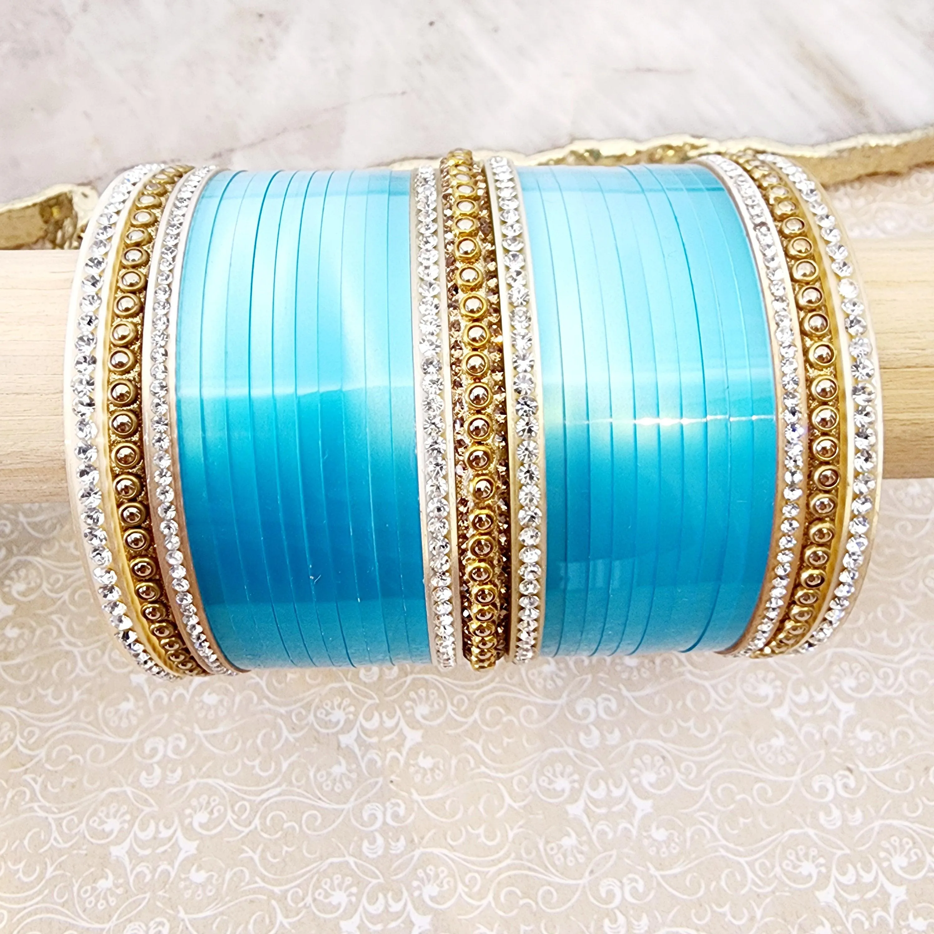 Elegant Bonnie Bridal Bangle Set