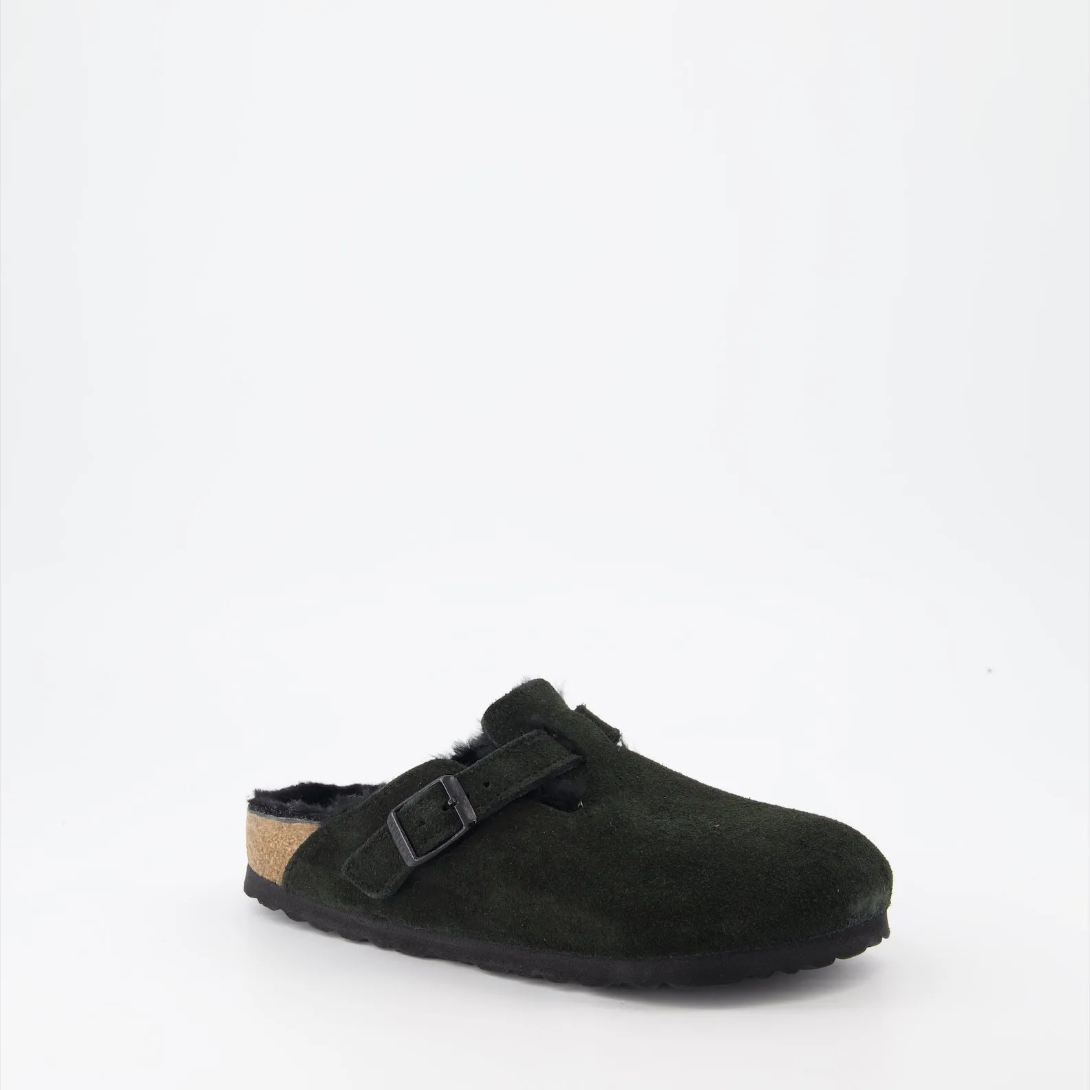 Boston Suede Mules with Soft Footbed