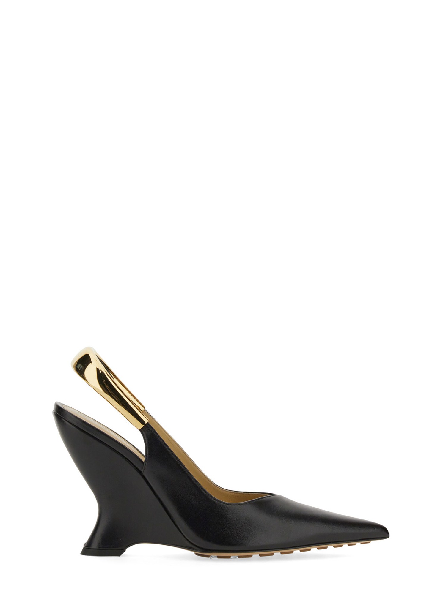 BOTTEGA VENETA Leather Slingback Pointed Toe Heels - Shop Now