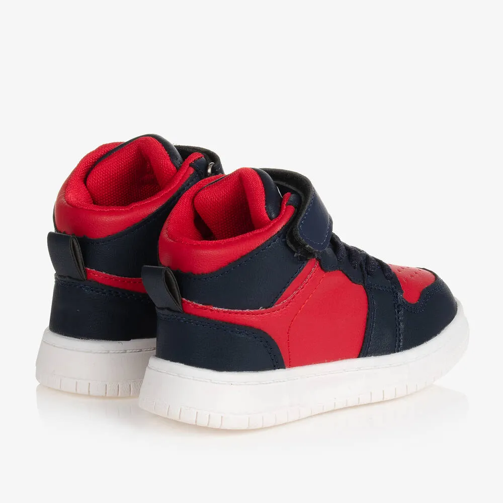 Boys Blue & Red Trainers