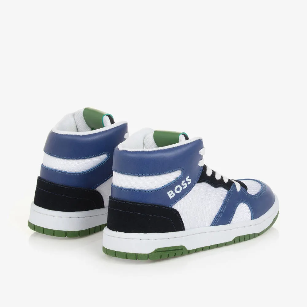  Boys Blue High-Top Trainers