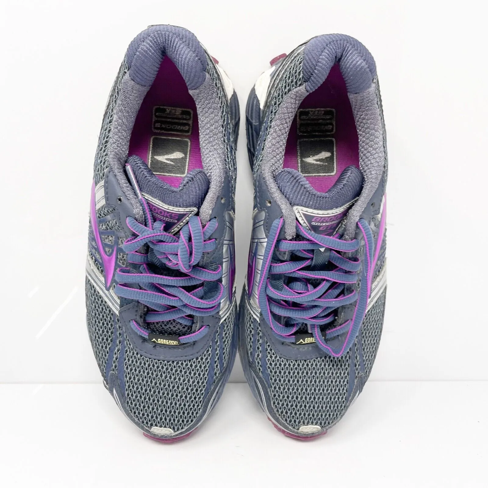 Brooks Womens Adrenaline Asr 11 GTX  1201661B541 Gray Running Shoes Sneakers 6B