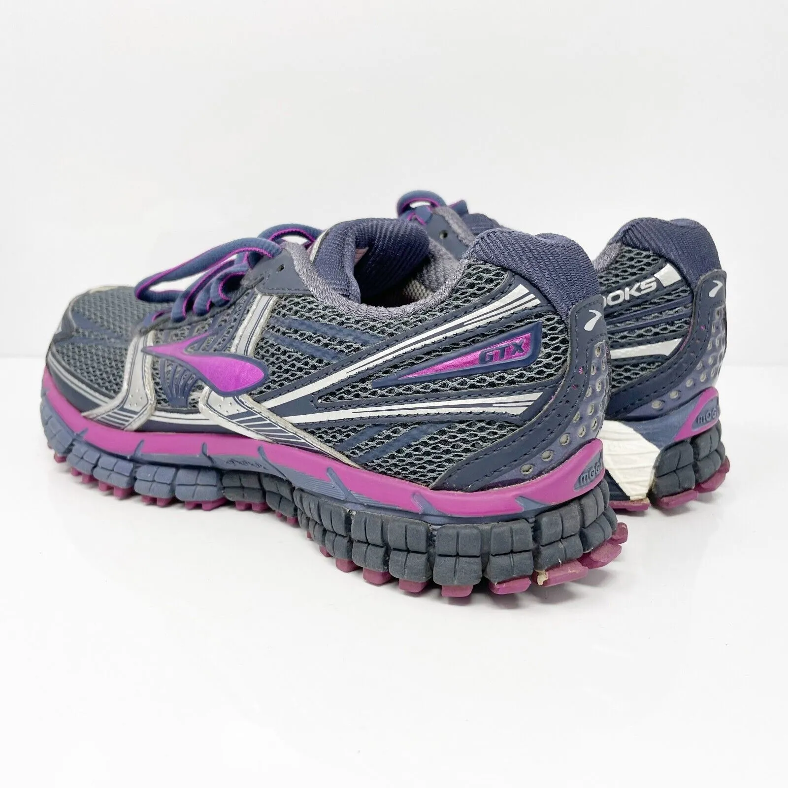 Brooks Womens Adrenaline Asr 11 GTX  1201661B541 Gray Running Shoes Sneakers 6B