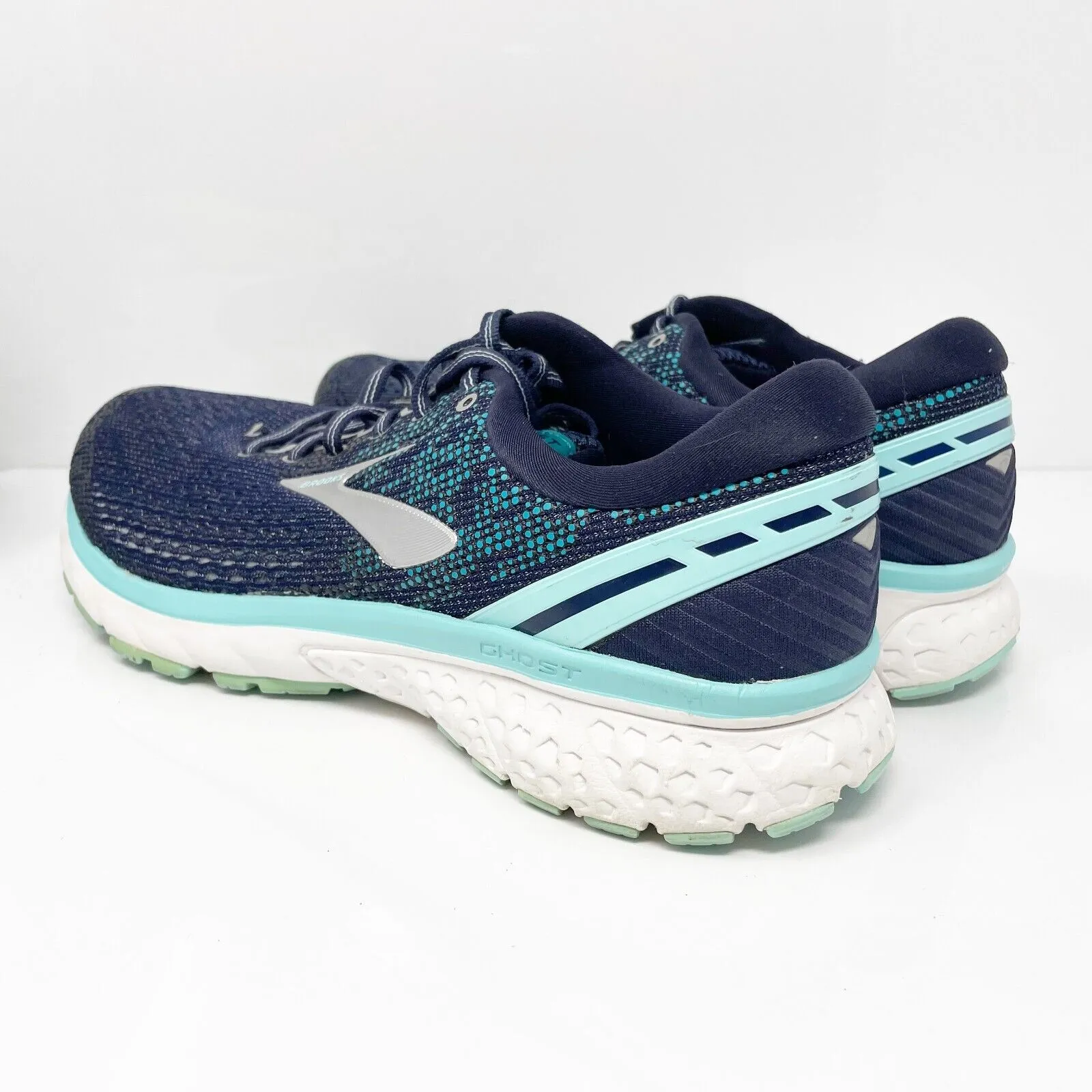 Brooks Womens Ghost 11 1202771B493 Blue Running Shoes Sneakers Size 12 B